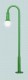 6152 Viessmann Swan Neck Lamp green